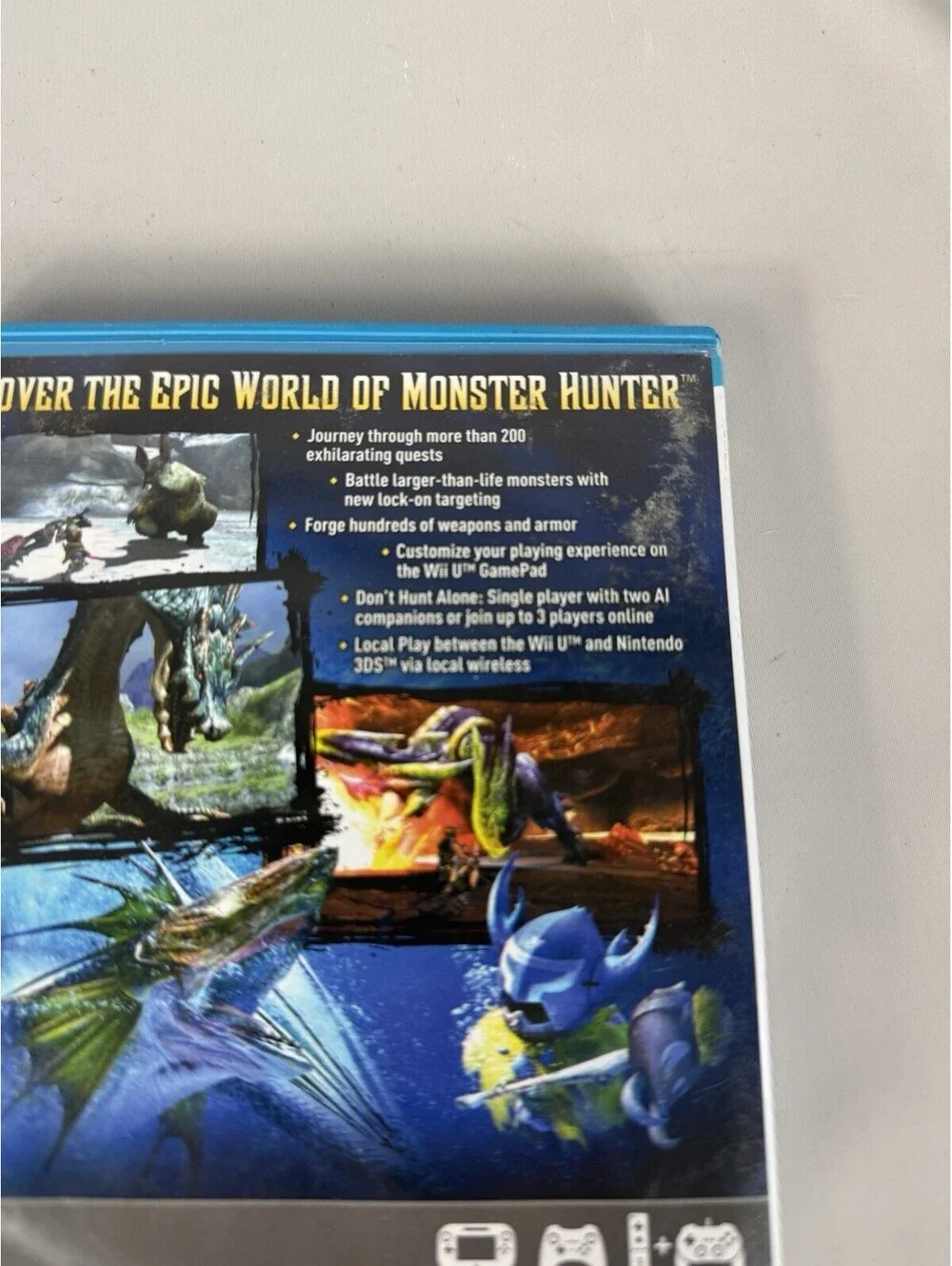 Monster Hunter 3 Ultimate (Nintendo Wii U, 2013) CIB Tested Working